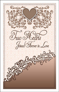 Wedding Program Cover Template 12D - Graphic 1